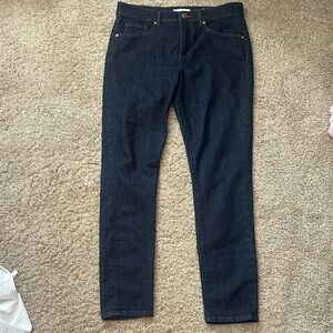 LOFT Modern Skinny jeans Dark ink rinse size 6